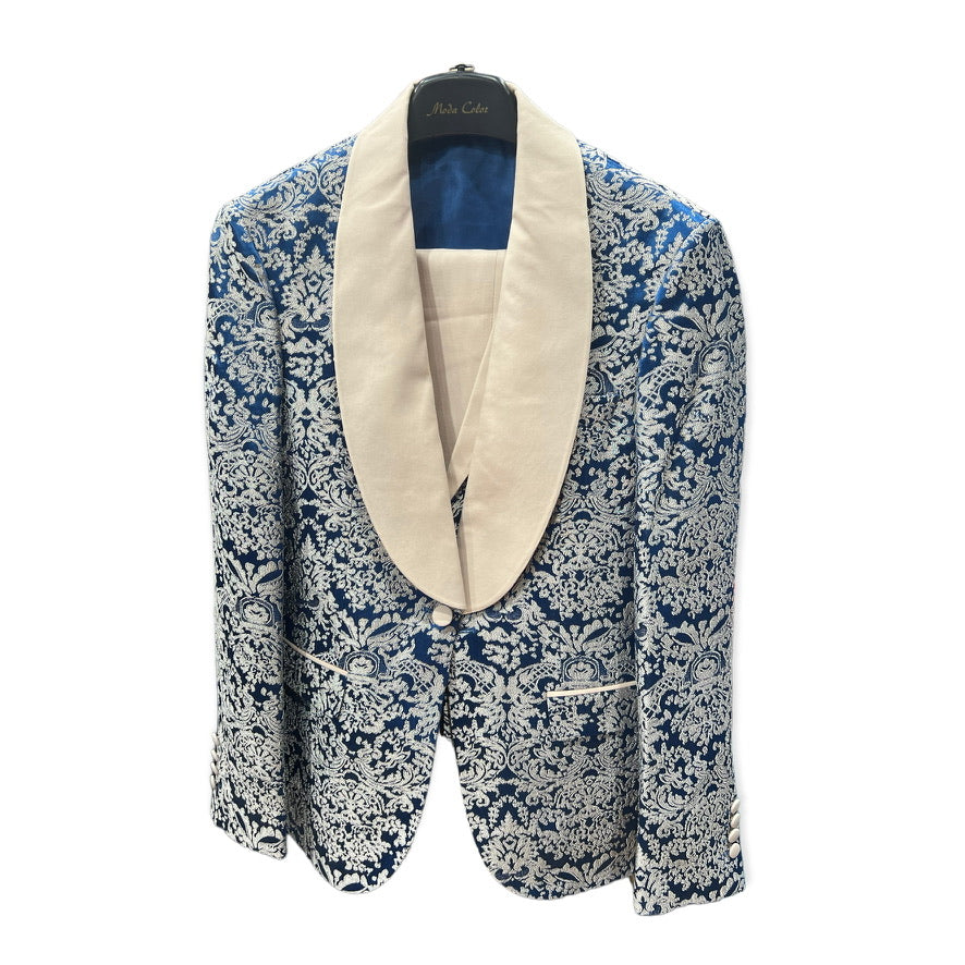 MODA COLOR: Jacquard 3pc Tuxedo